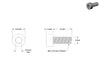 Blue Aluminum M3 X 8mm Socket Head Screw - (16 Pack)