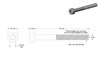 M3 X 30mm Long Screw Set (For 250-R Bulkhead)